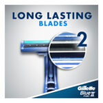 Gillette Disposable Razor - Blue II Plus - Image 2