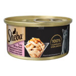 Sheba Cat Can Food - Tuna White Meat with Salmon Surimi in Gravy