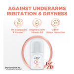 Dove 0% Deodorant Roll-On - Peach & Lemon Verbena - Image 3